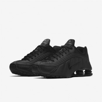 Nike Shox R4 - Férfi Utcai Cipő - Fekete/Fekete/Fehér/Fekete